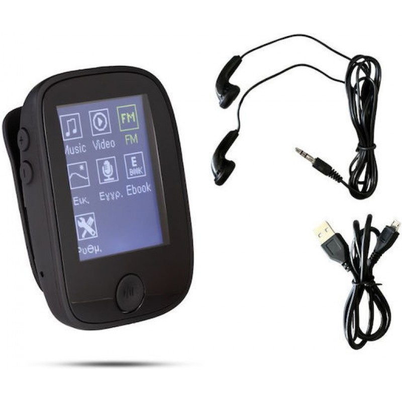 Osio SRM-8080B – Mini Multimedia Player 8GB με Οθόνη TFT 1.8”, FM, Ηχογράφηση & Υποστήριξη Κάρτας SD, Μαύρο (19585-8080) Osio SRM-8080B – Mini Multimedia Player 8GB με Οθόνη TFT 1.8”, FM, Ηχογράφηση & Υποστήριξη Κάρτας SD, Μαύρο (19585-8080)